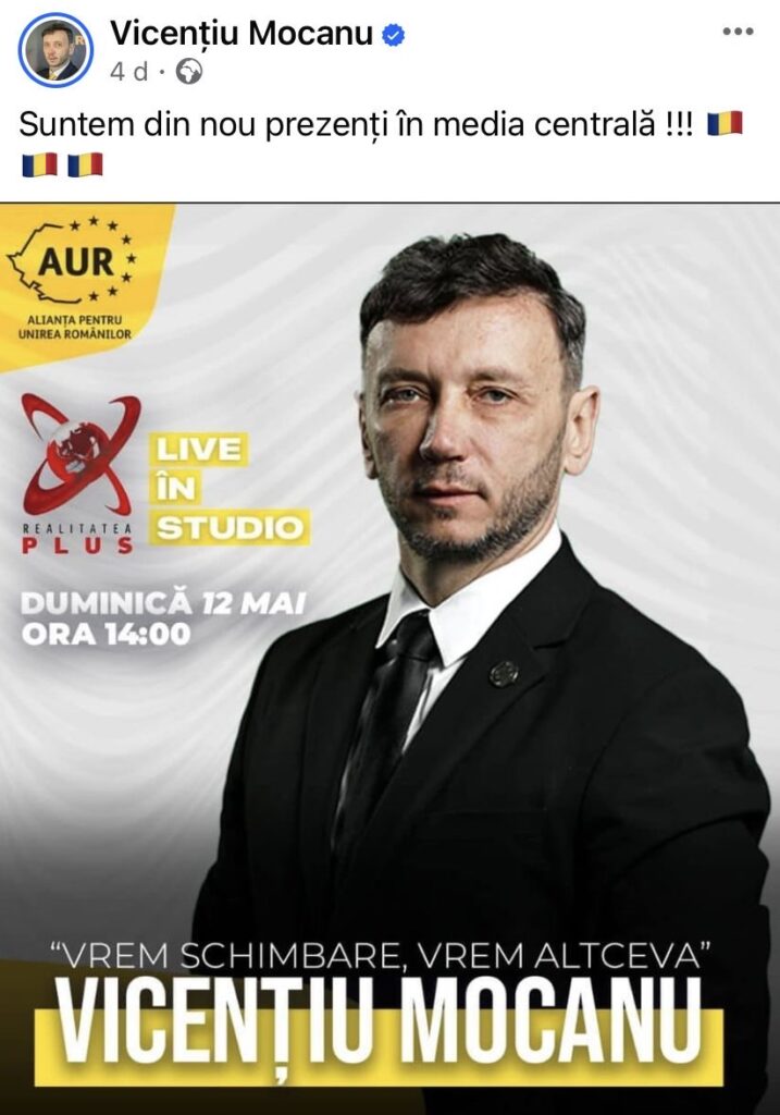 Sute de mii de euro, plătite de Vicențiu Mocanu către REALITATEA PLUS, pentru denigrarea lui Mircia Gutău. 1 signal 2024 05 23 111945 003